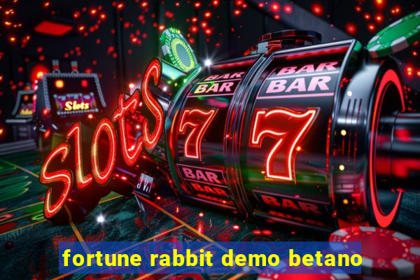 fortune rabbit demo betano